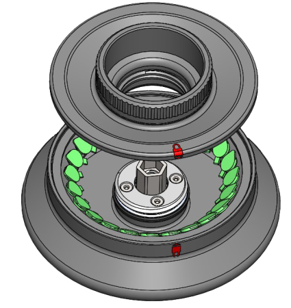 Angular rotor pre centrifúgu LINA